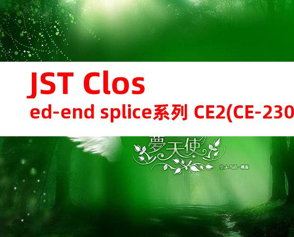JST Closed-end splice系列 CE2(CE-230)免焊端子产品规格书